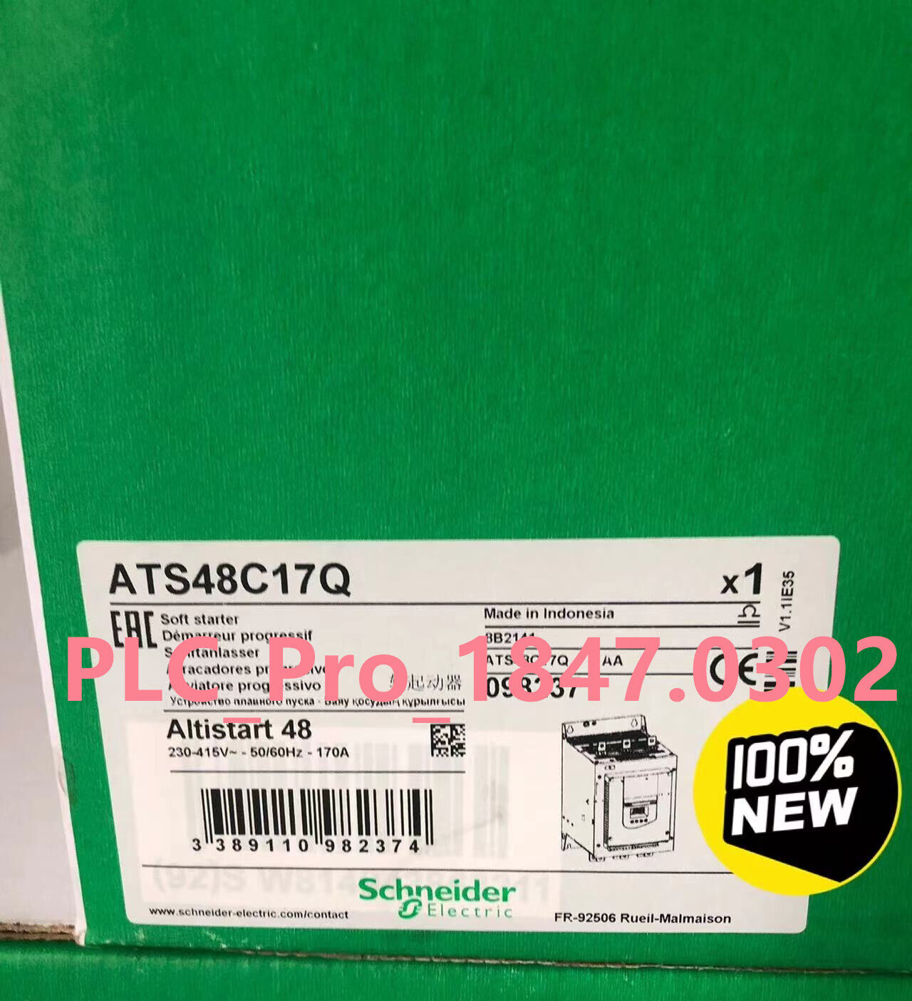 ATS48C17Q 1PCS Brand New Schneider ATS48C17Q 2 years warranty Fast delivery