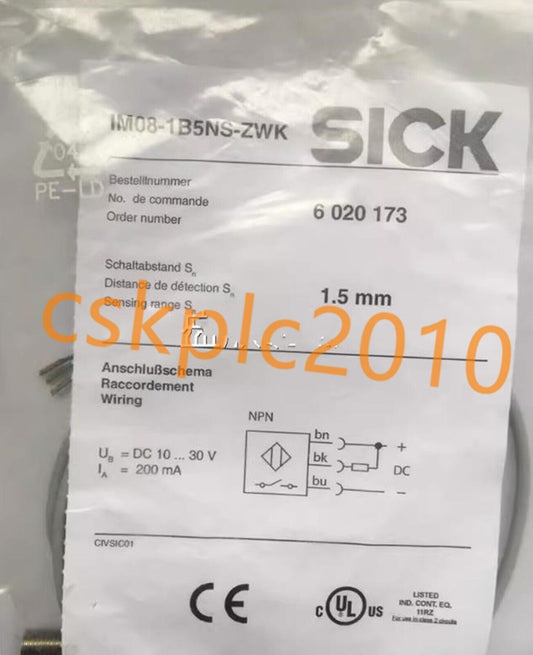 1 PCS NEW IN BOX SICK Proximity Switch 6020173 IM08-1B5NS-ZWK