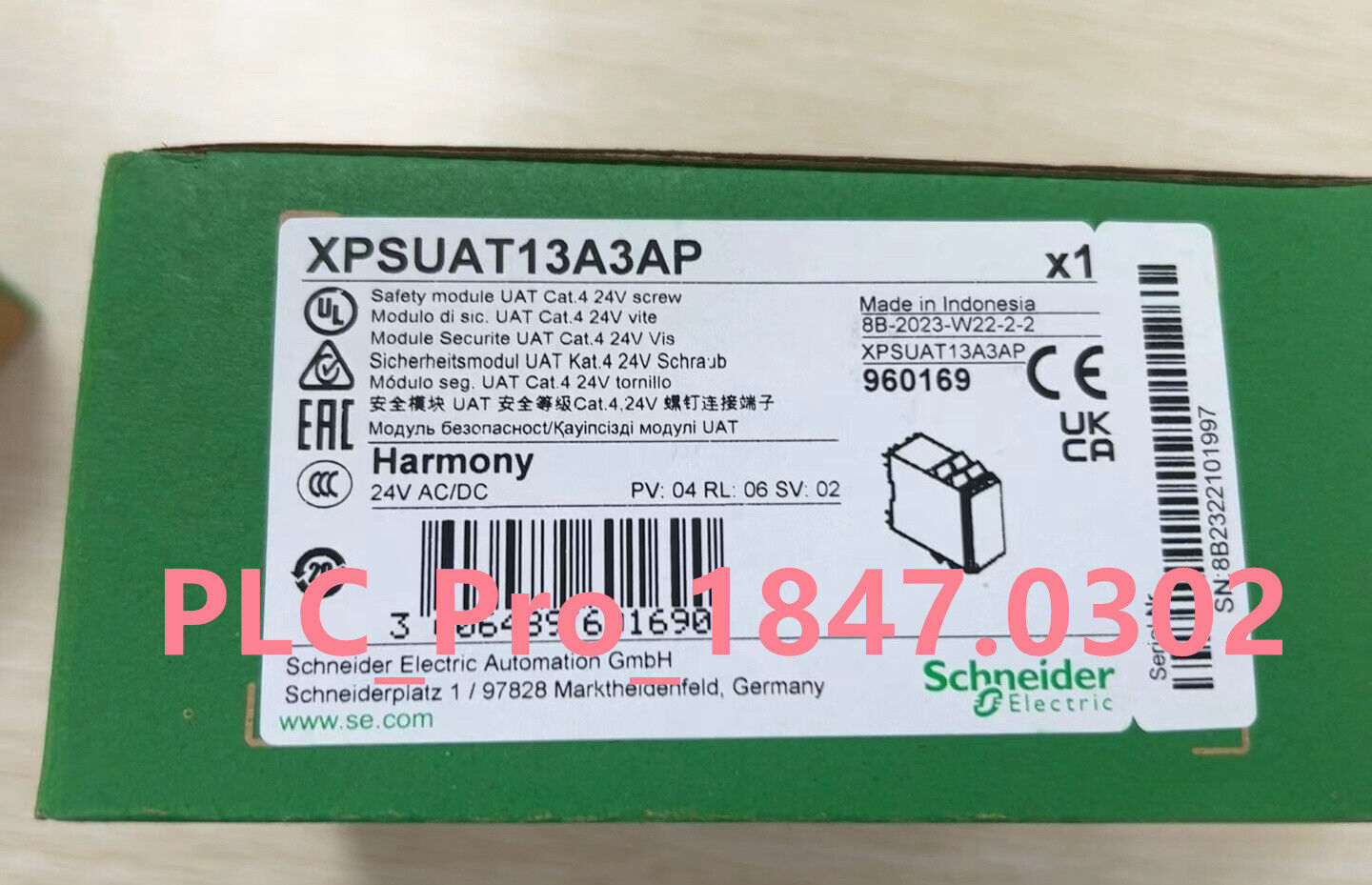 XPSUAT13A3AP 1PCS Brand New Schneider XPSUAT13A3AP Fast delivery