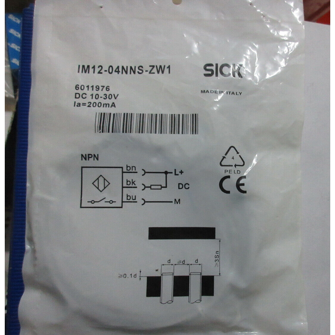 1PC New Sick IM12-04NNS-ZW1 Proximity Switch IM1204NNSZW1 DHL / UPS / FedEx