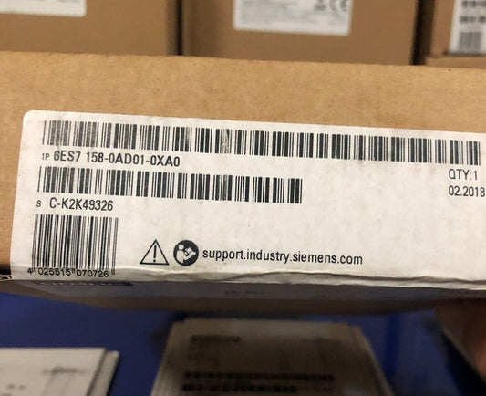 NIB SIEMENS 6ES7158-0AD01-0XA0 PLC MODULE 6ES71580AD010XA0 EXPEDITED SHIPPING DHL / UPS / FedEx