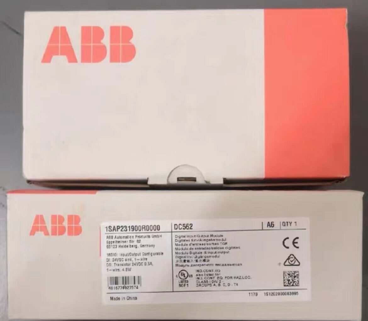 1 PCS DC562 1SAP231900R0000 ABB Module Brand New Fast transport via DHL