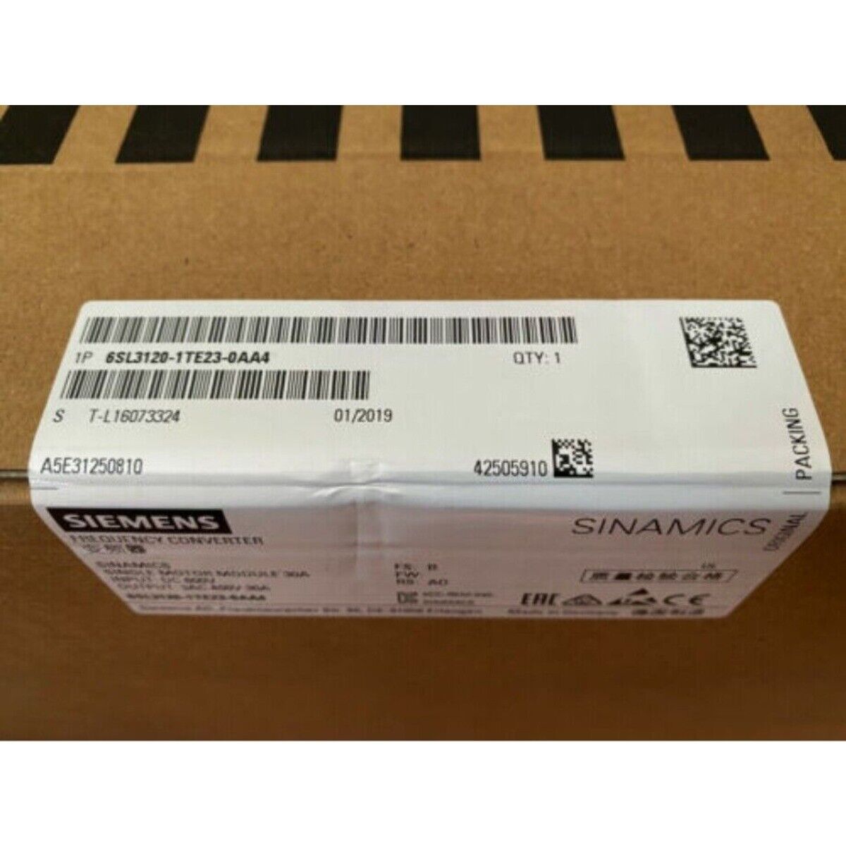 New Siemens 6SL3120-1TE23-0AA4 6SL3 120-1TE23-0AA4 SINAMICS S120 Double Motor