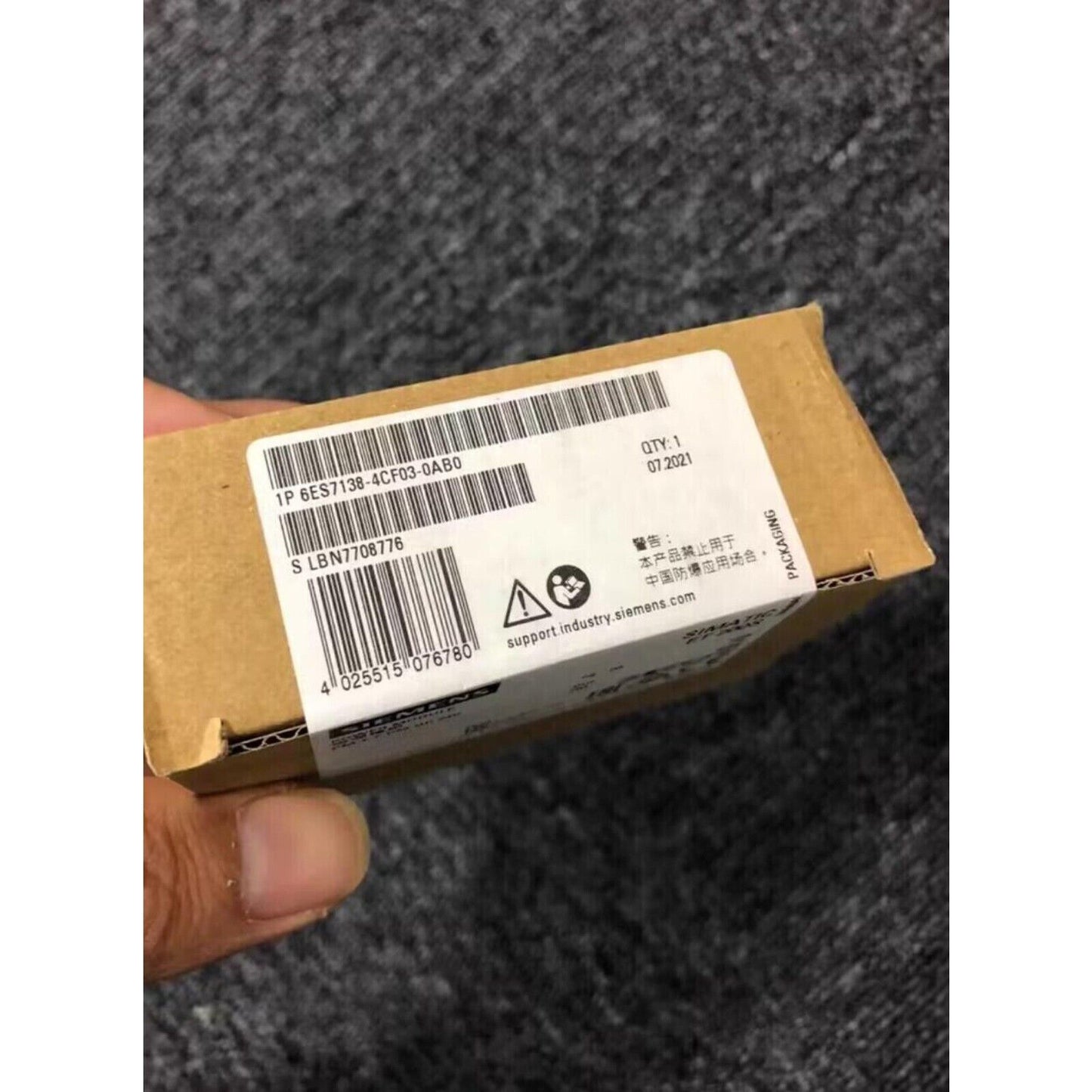 New Siemens 6ES7138-4CF03-0AB0 6ES7 138-4CF03-0AB0 Power Module PM-E for ET200S