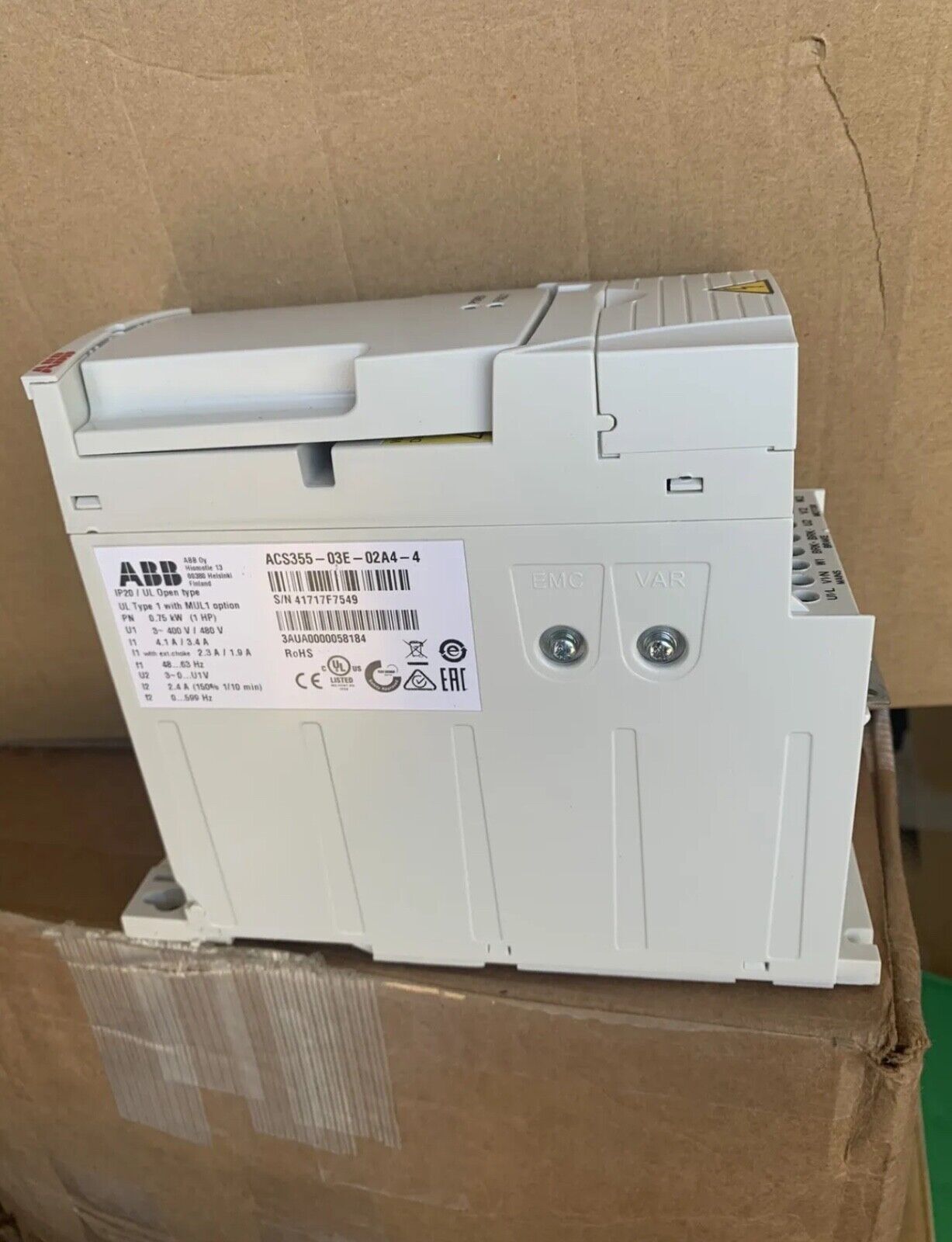 ABB ACS355-03E-02A4-4 New Sealed Factory Free Shipping