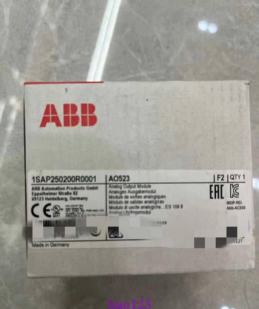 AO523 1SAP250200R0001 PLC Modules AO523 Brand New by DHL or FedEx Fast Shipping