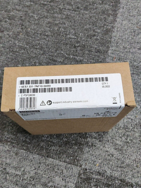 NEW Siemens 6ES7331-7NF10-0AB0 Analog Input Module 6ES7 331-7NF10-0AB0 DHL / UPS / FedEx