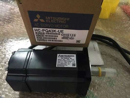 MITSUBISHI AC SERVO MOTOR HC-PQ43K-UE NEW ORIGINAL FREE EXPEDITED SHIPPING DHL / UPS / FedEX