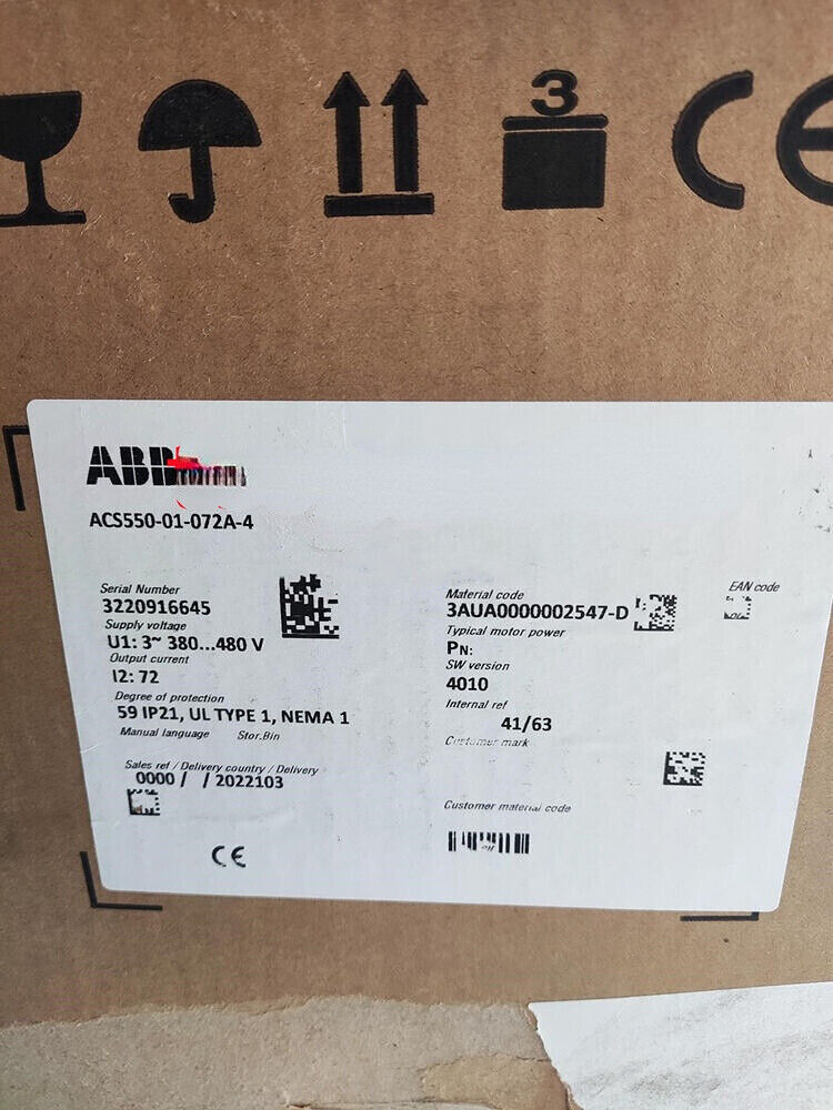1PC Brand New ABB ACS550-01-072A-4 Inverter ACS55001072A4 37KW FAST SHIP