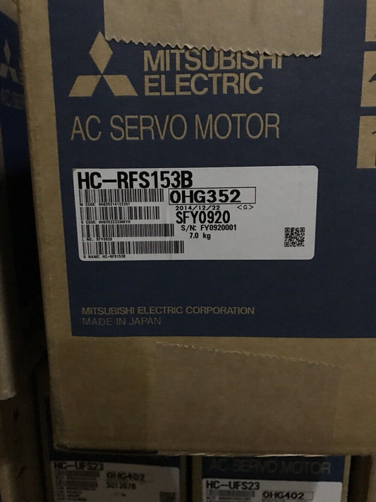 MITSUBISHI AC SERVO MOTOR HC-RFS153B HCRFS153B NEW FREE EXPEDITED SHIPPING DHL / UPS / FedEX