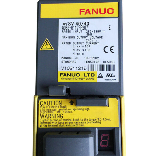 NEW ORIGINAL FANUC SERVO AMPLIFIER MODULE A06B-6117-H207 FREE EXPEDITED SHIPPINGDHL / UPS / FedEx