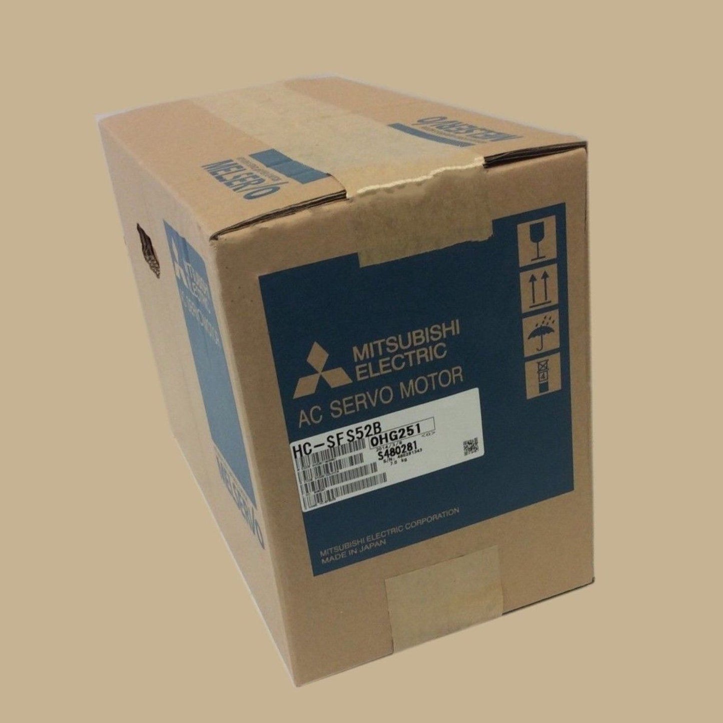 1PC MITSUBISHI AC SERVO MOTOR HC-SFS52B HCSFS52B NEW FREE EXPEDITED SHIPPING DHL / UPS / FedEX