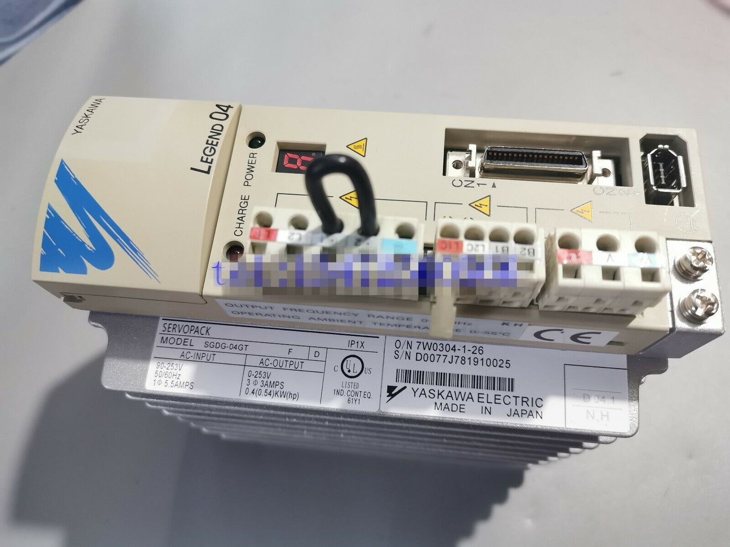 NEW YASKAWA AC SERVO DRIVER SGDG-04GT SGDG04GT FREE EXPEDITED SHIPPING DHL / UPS / FedEx
