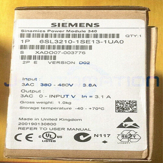 New Siemens 6SL3210-1SE13-1UA0 6SL32101SE131UA0 converter Power Module PM340