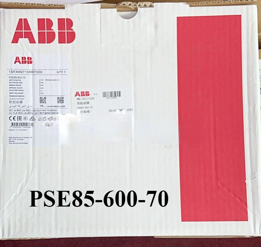 ABB PSE85-600-70 Soft Starter PSE85-600-70 New in Box Fast Shipping 1pcs
