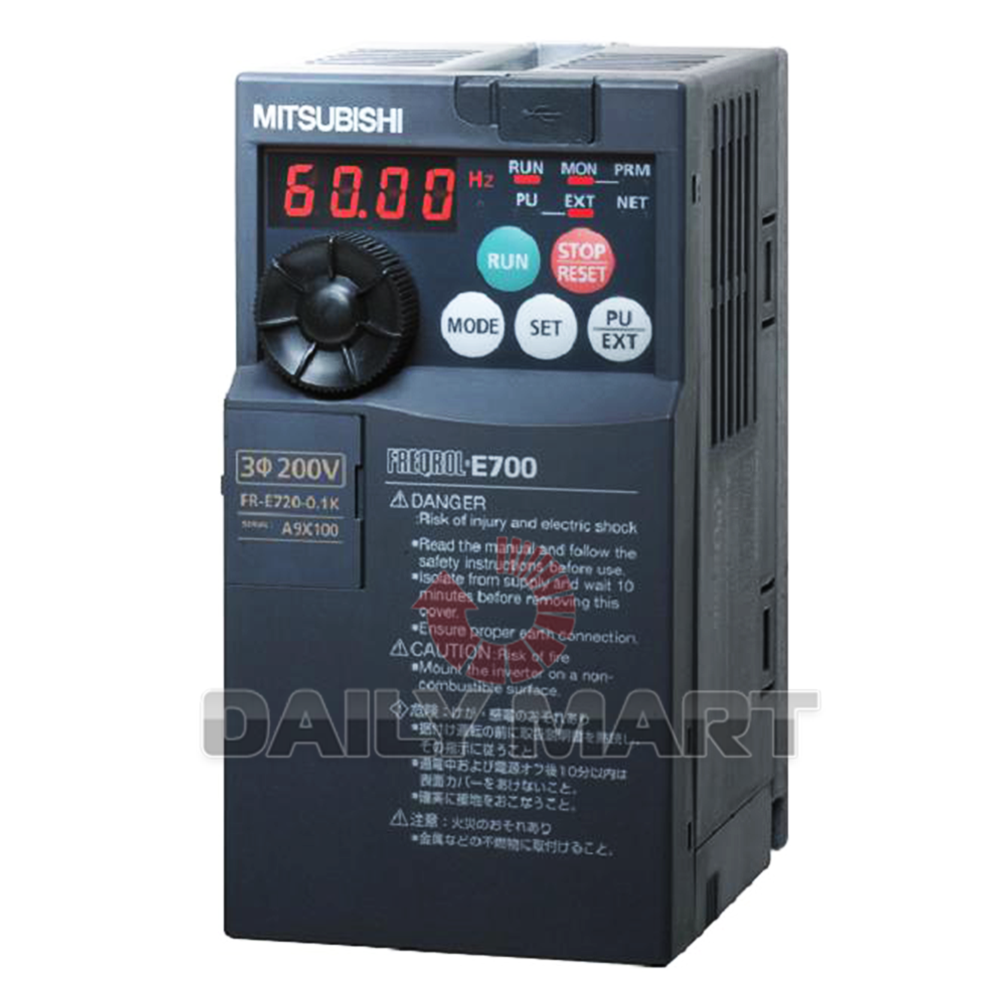 New In Box MITSUBISHI FR-E720-0.2K Inverter UPS / DHL / FedEx