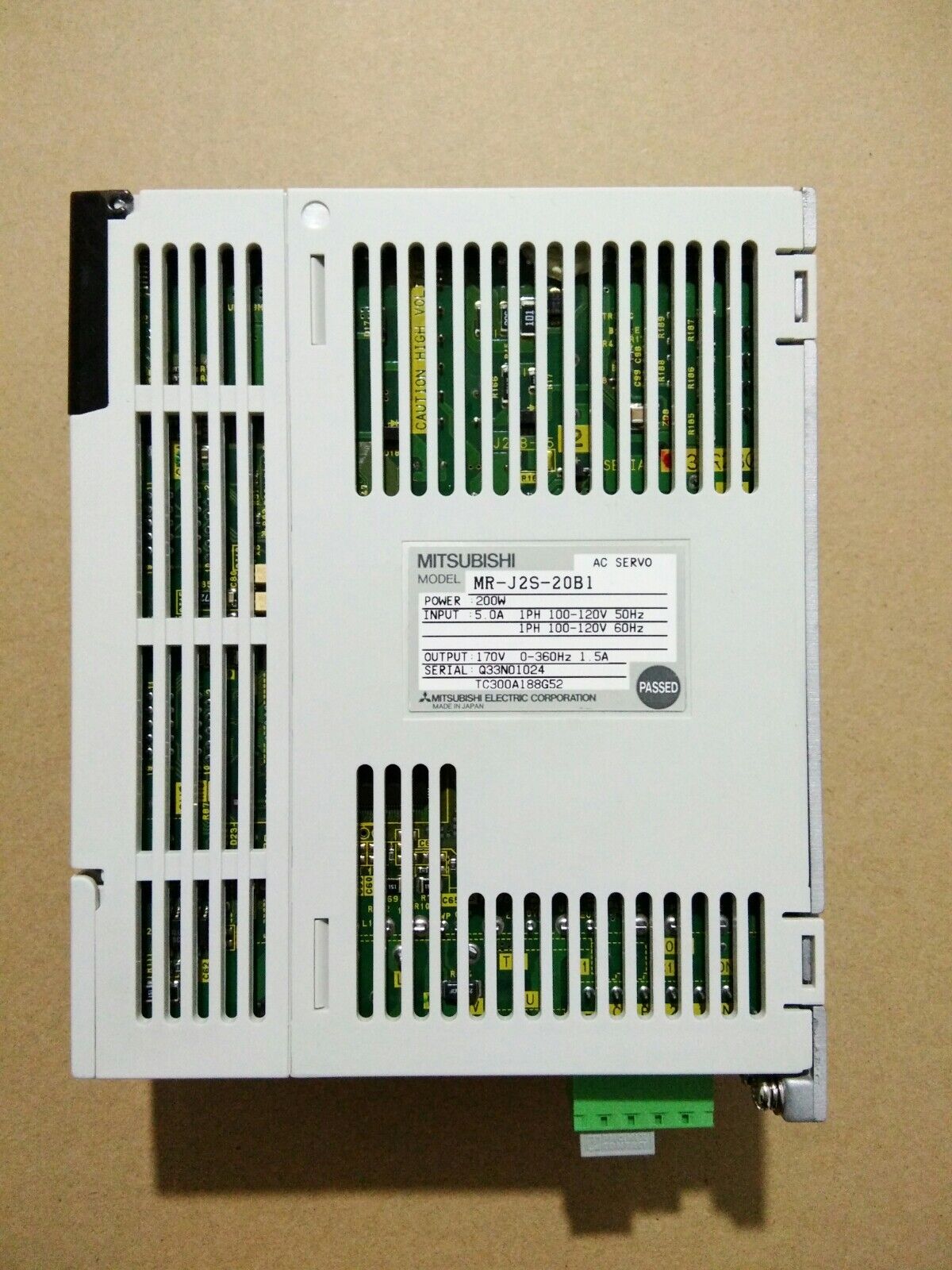 1PC MITSUBISHI AC SERVO DRIVER MR-J2S-20B1 NEW ORIGINAL FREE EXPEDITED SHIPPING DHL / UPS / FedEX