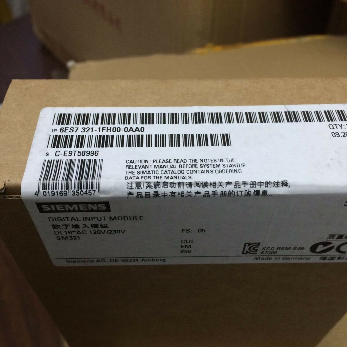 NEW SIEMENS DIGITAL INPUT MODULE 6ES7321-1FH00-0AA0 FREE EXPEDITED SHIPPING DHL / UPS / FedEx