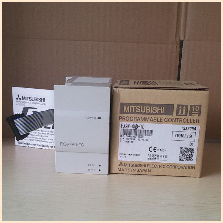 1PC MITSUBISHI PLC FX2N-4AD-TC FX2N4ADTC NEW ORIGINAL FREE EXPEDITED SHIPPING DHL / UPS / FedEX