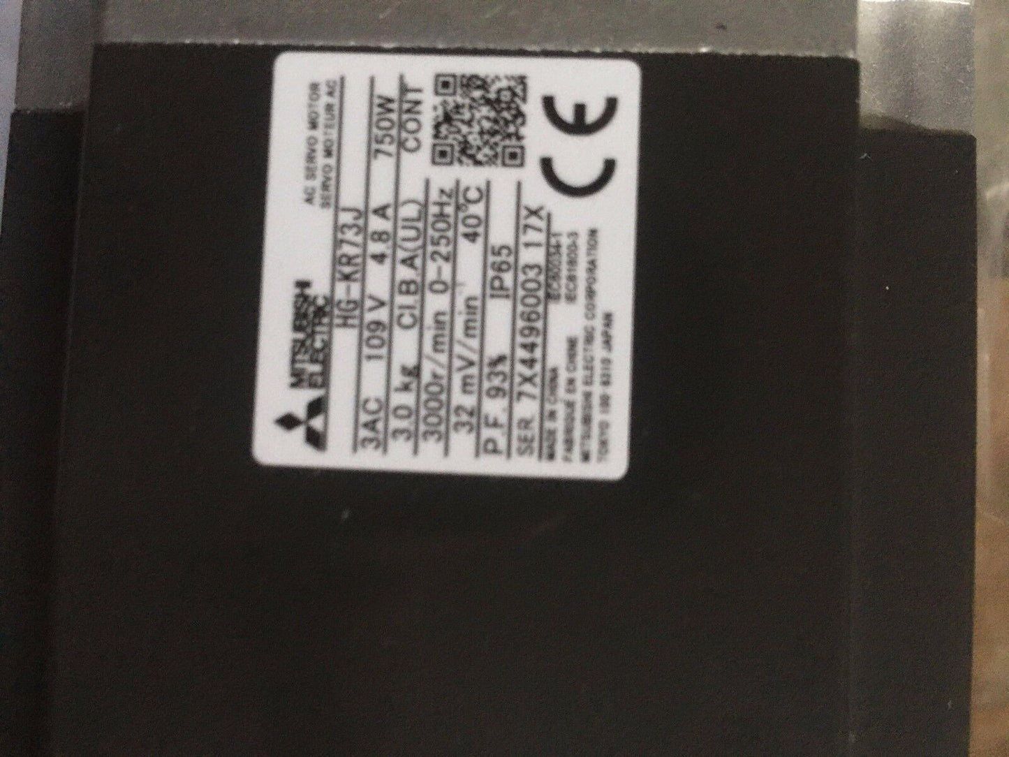 1PC NEW MITSUBISHI AC SERVO MOTOR HG-KR73J HGKR73J FREE EXPEDITED SHIPPING DHL / UPS / FedEx
