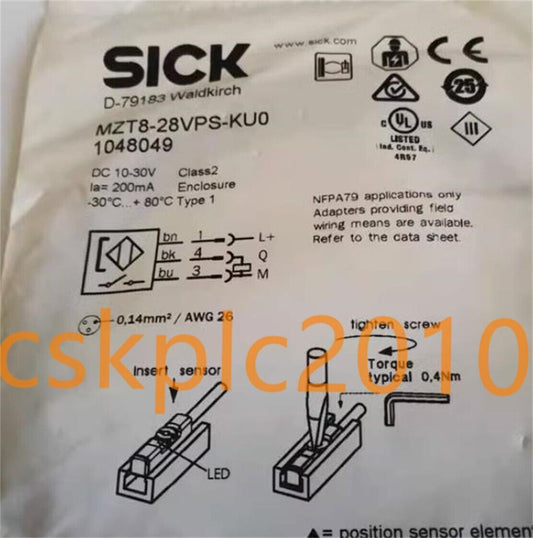 1 PCS NEW IN BOX SICK Magnetic cylinder switch MZT8-28VPS-KU0 1048049