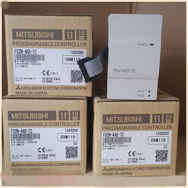 1PC MITSUBISHI PLC FX2N-4AD-TC FX2N4ADTC NEW ORIGINAL FREE EXPEDITED SHIPPING DHL / UPS / FedEX