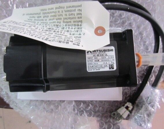 MITSUBISHI AC SERVO MOTOR HC-MF43K-UL NEW ORIGINAL FREE EXPEDITED SHIPPING DHL / UPS / FedEx