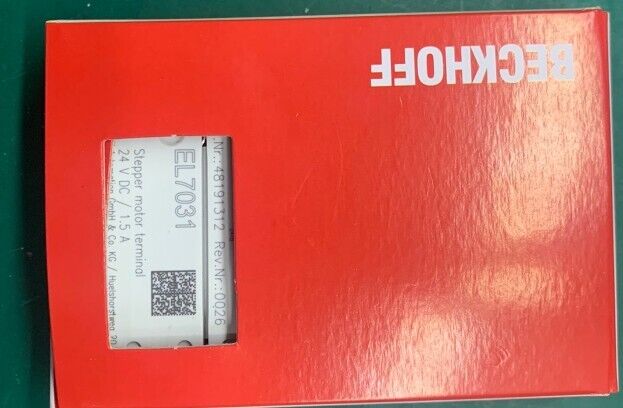 NEW BECKHOFF EL7031 PLC MODULE EL7031 EXPEDITED SHIPPING DHL / UPS / FedEx