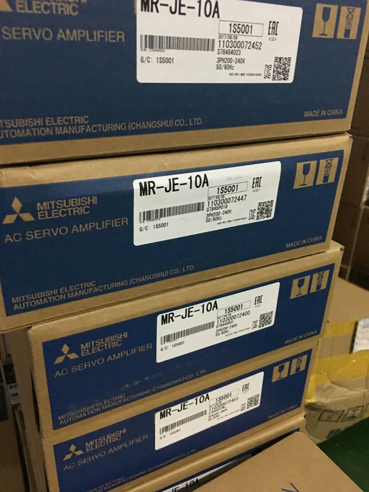 NEW MITSUBISHI AC SERVO DRIVER MR-JE-10A MRJE10A FREE EXPEDITED SHIPPING DHL / UPS / FedEx