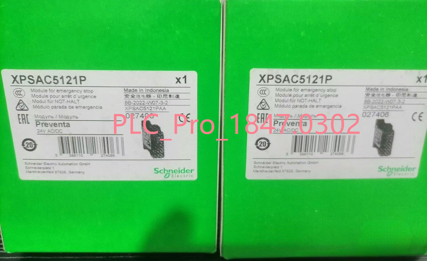 XPSAC5121P 1PCS Brand New schneider XPSAC5121P safety relay Fast delivery