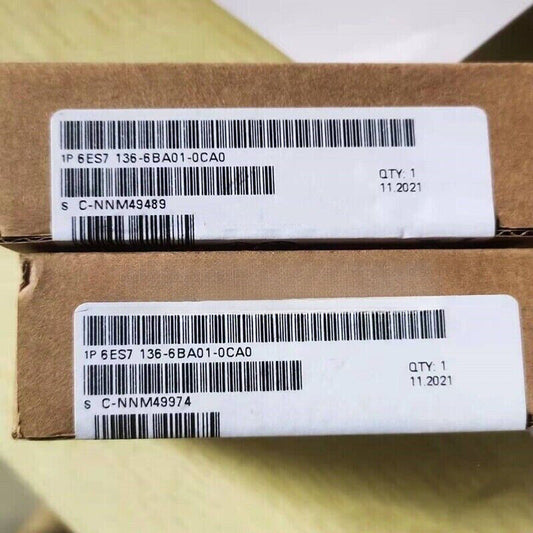 1PC New Siemens 6ES7136-6BA01-0CA0 6ES7 136-6BA01-0CA0 In stock Fast shipping UPS / Fedex / DHL