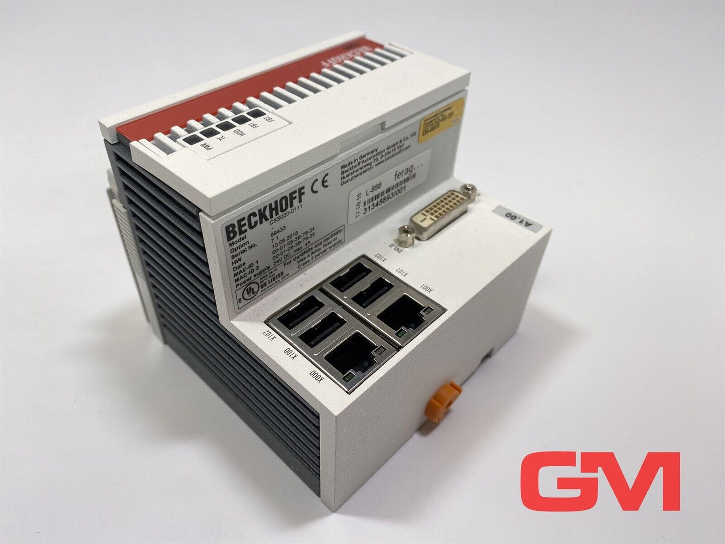 Beckhoff CPU Grundmodul CX5020-0111 CPU Module Embedded-Pc CX5020 Hw 7.1