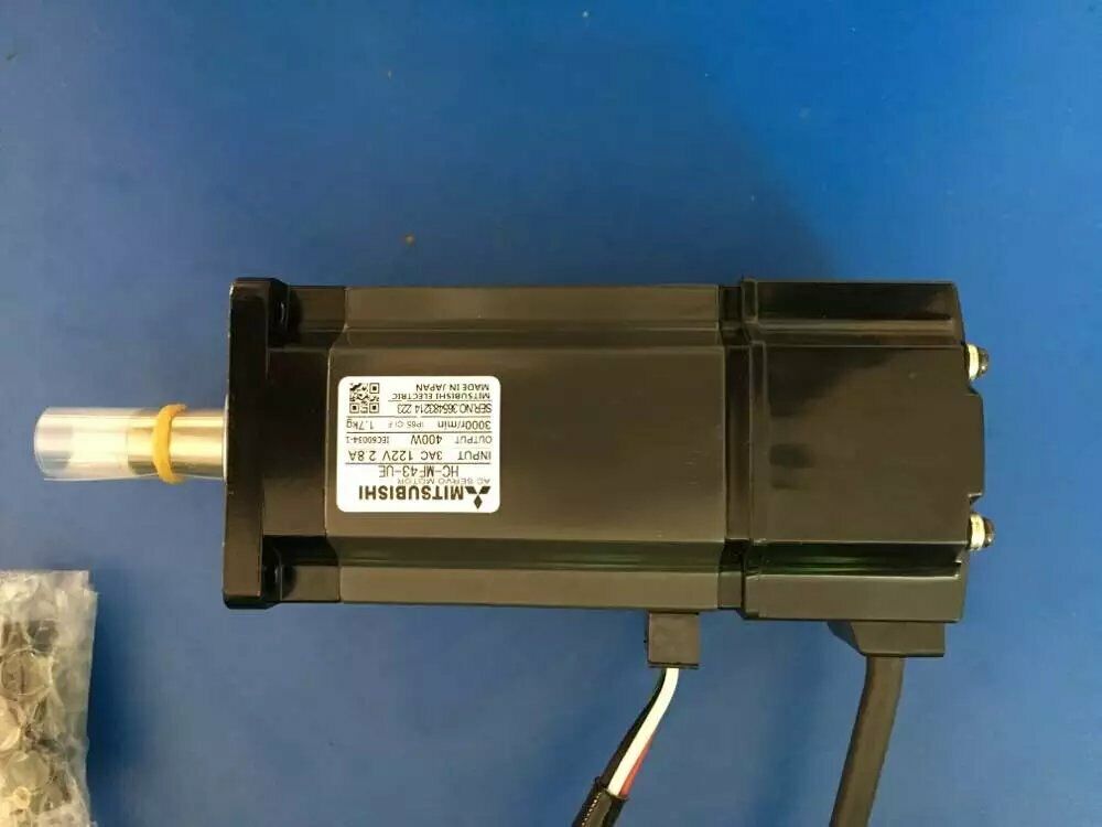 1PC MITSUBISHI AC SERVO MOTOR HC-MF43-UE HCMF43UE NEW FREE EXPEDITED SHIPPING DHL / UPS / FedEX