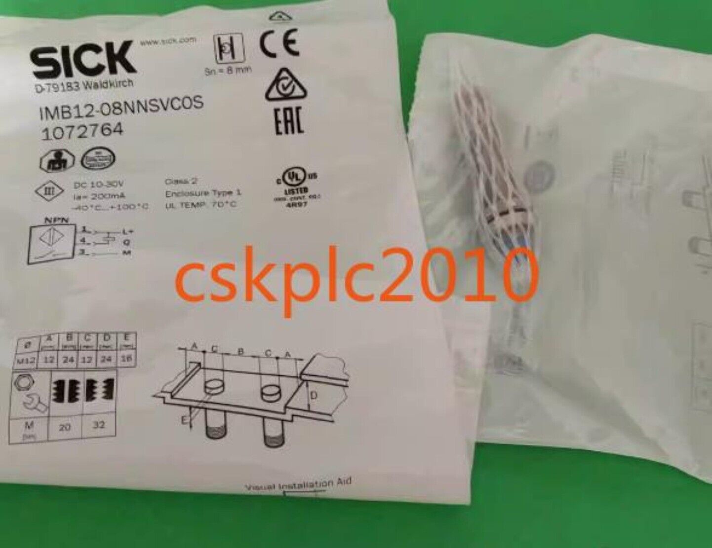 1PCS New original SICK proximity switch IMB12-08NNSVC0S 1072764 in stock