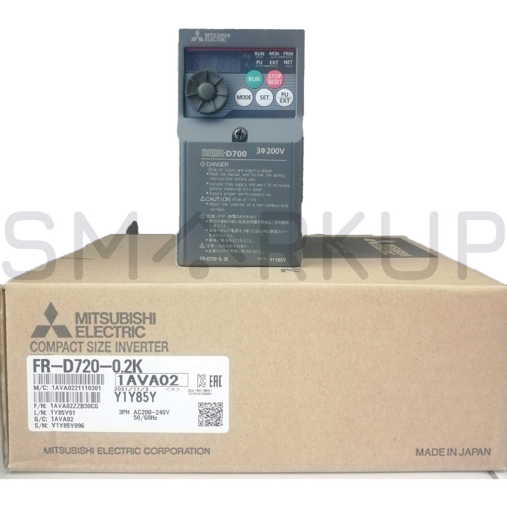 New In Box MITSUBISHI FR-D720-0.2K Inverter UPS / DHL / FedEx