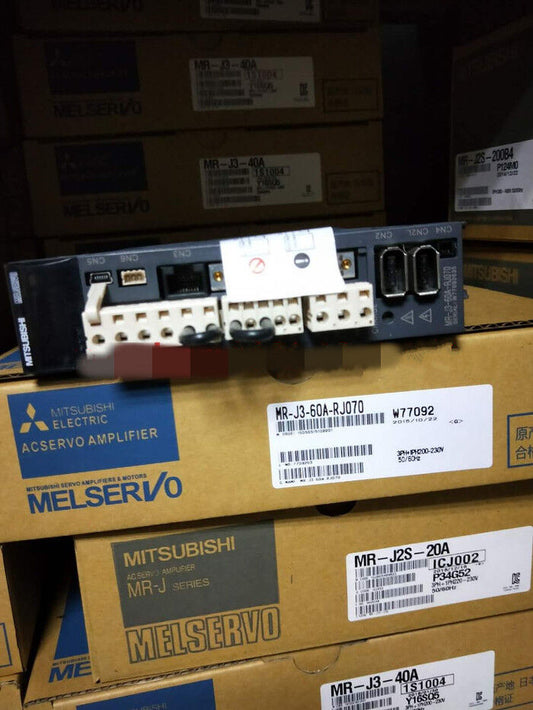 MITSUBISHI AC SERVO DRIVER MR-J3-60A-RJ070 NEW ORIGINAL FREE EXPEDITED SHIPPING DHL / UPS / FedEx