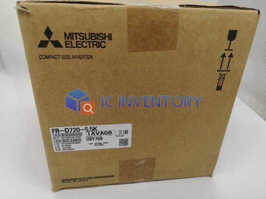 Brand New in Box MITSUBISHI frequency converter FR-D720-5.5K UPS / DHL / FedEx