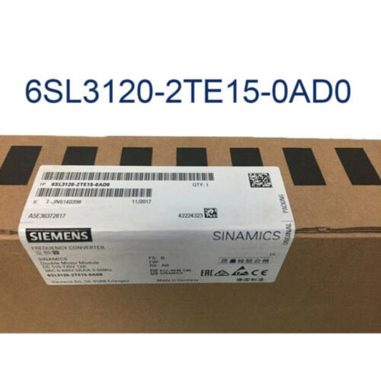 New Siemens S120 Single Motor Module 6SL3 120-2TE15-0AD0 6SL3120-2TE15-0AD0
