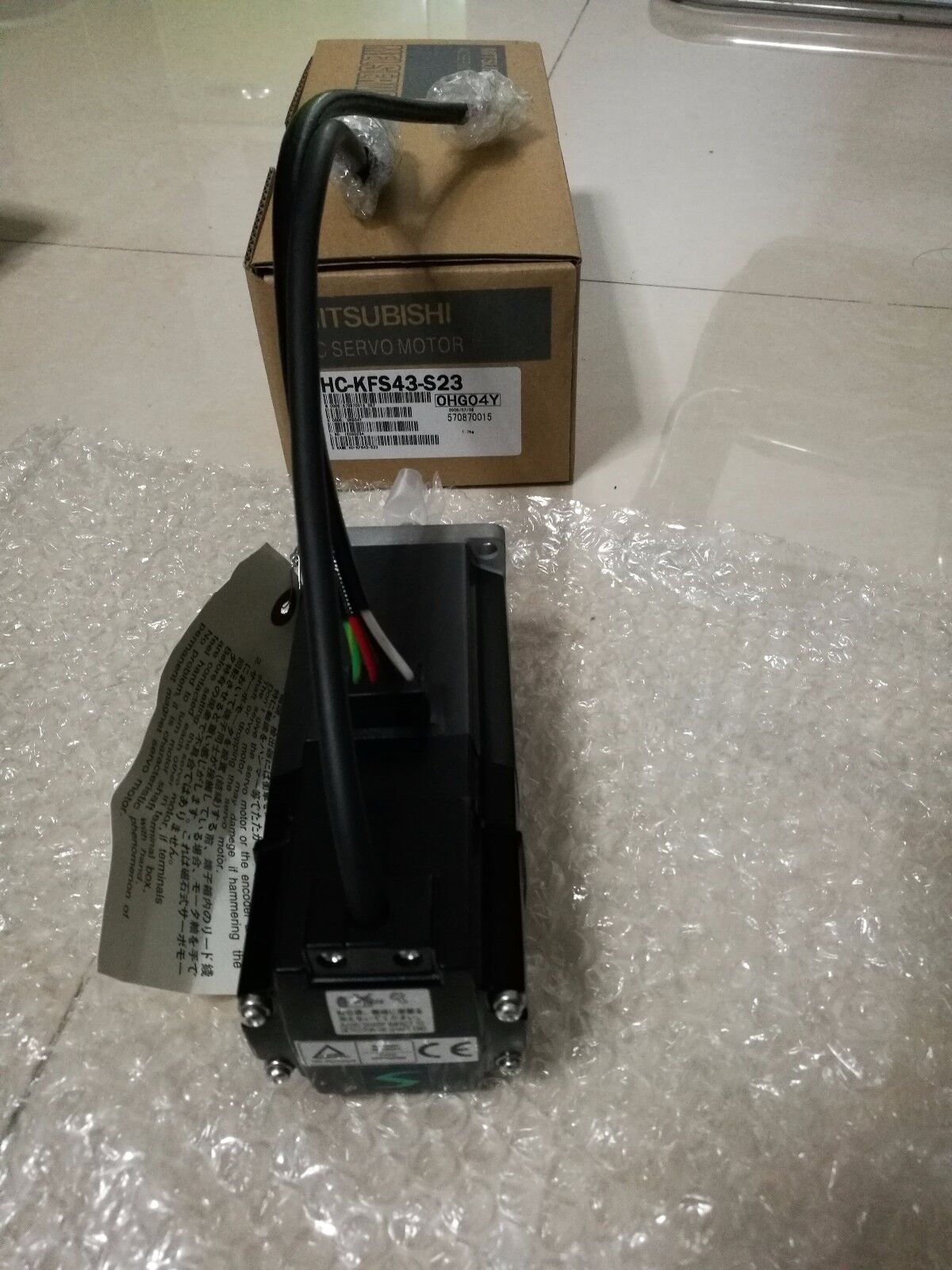 1PC NEW ORIGINAL MITSUBISHI AC SERVO MOTOR HC-KFS43-S23 HCKFS43S23 FREE SHIPPING DHL / UPS / FedEx